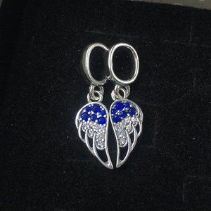 Pandora Sparkling Splitable Angel Wings Dangle Charm